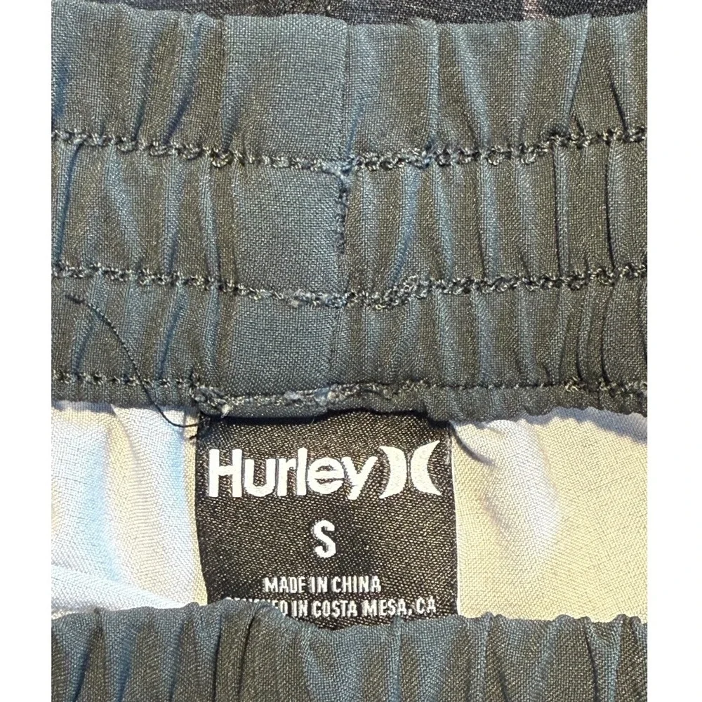 Hurley Mens American Flag Board Shorts Gray Stars‎ Stripes Swim Trunks Small